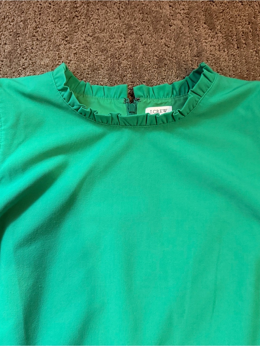 J. Crew Ruffle-neck Suit Dress - Picture 2 of 10